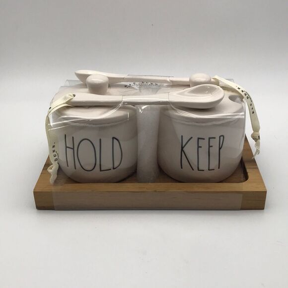 NWT Rae Dunn hold & keep with tray - Picture 1 of 2